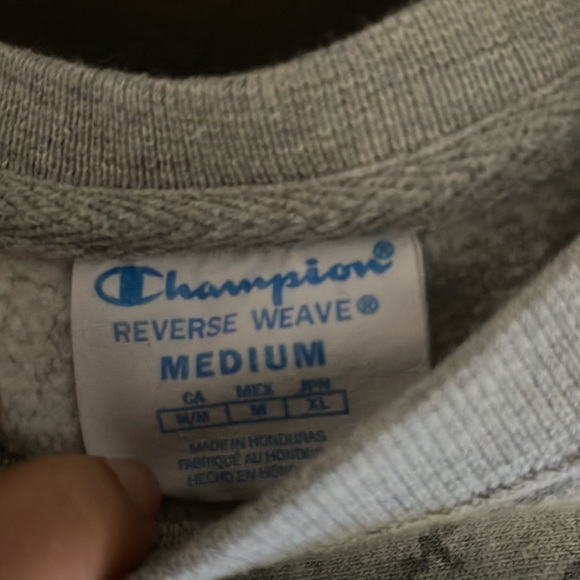 Champion premium reverse weave sweatshirt with logo - Picture 2 of 4